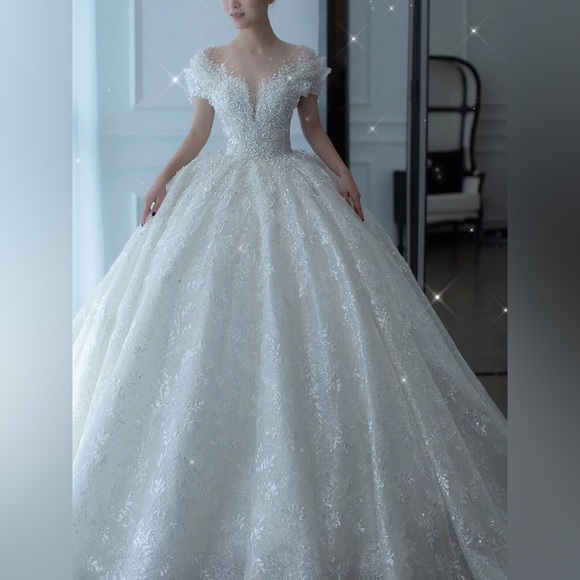 23 New bride Princess small pregnant woman tail high-grade texture French luxury - Picture 12 of 13